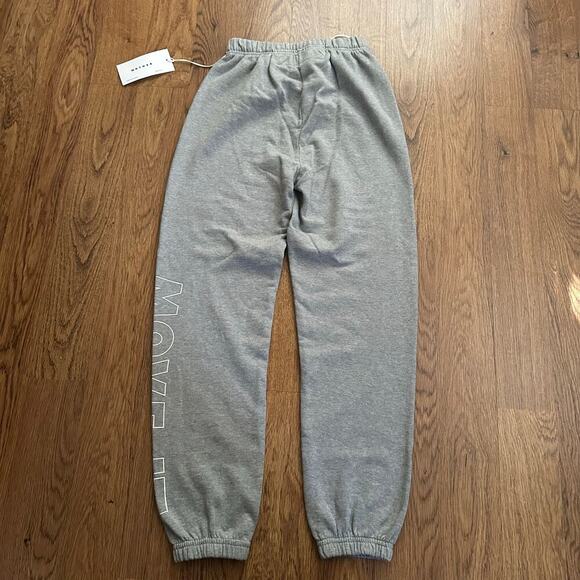 Mother Move It gray sweatpants size XS NWT THE BENDER 100% cotton lounge wear - Picture 5 of 10